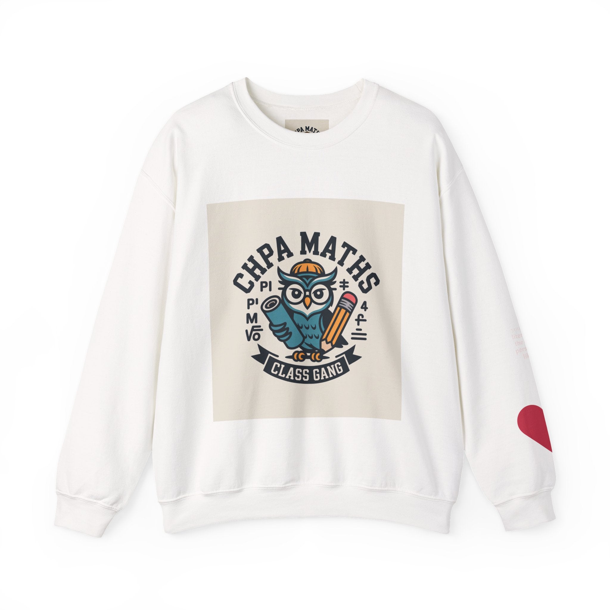 Chpa Maths class Owl Crewneck Sweatshirt